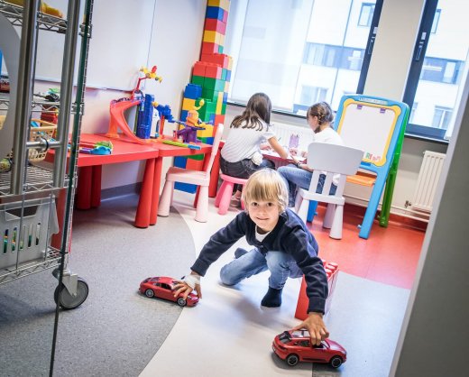De speelzaal Kinderwebsite van het Regionaal ziekenhuis Heilig Hart Leuven